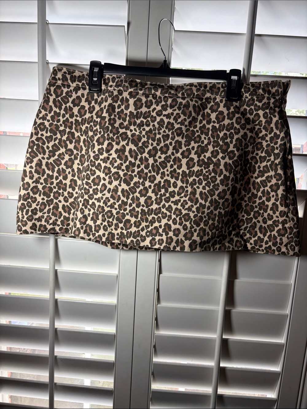 Cotton On Leopard Print Mini Skirt in Brown and Tan